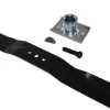 51 CM plæneklipper kniv + knivholder + kile + skrue til Hecht