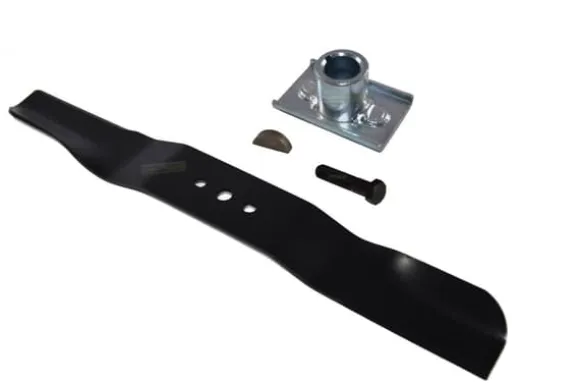 51 CM plæneklipper kniv + knivholder + kile + skrue til Hecht