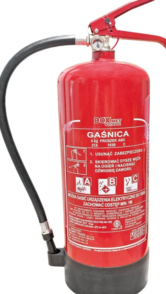 6 kg brandslukker med base, energitype