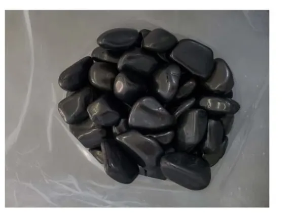 40 kg Polerede småsten Blank grus Flodsten Småsten Havegrus Prydgrus *
