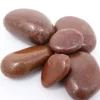 120 kg Polerede småsten Flodsten Småsten Havegrus Prydgrus Rød