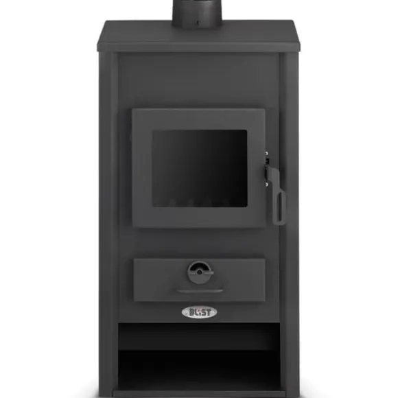 22 kW fritstående brændeovn med vandmantel til store hjem