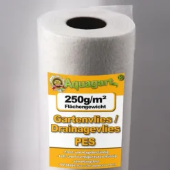 200 m² Geotekstil fleece Havefleece Ukrudtsbekæmpelsesstof Damforing underlag 250 g 1,6 m