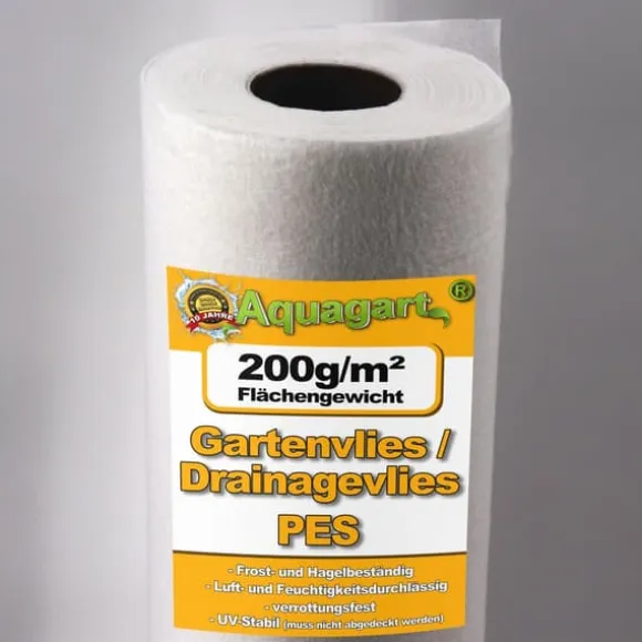 427,5 m² Geotekstil fleece Havefleece Ukrudtsbekæmpelsesstof Drænfleece 200 g 1,9 m