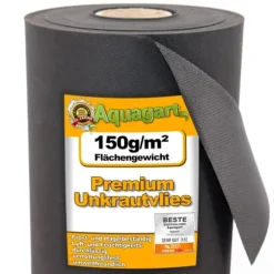 102 m² Havefleece Ukrudtsbekæmpelsesstof Ukrudtsforing Mulchforing Mulchstof 150 g 1,2 m vægt.