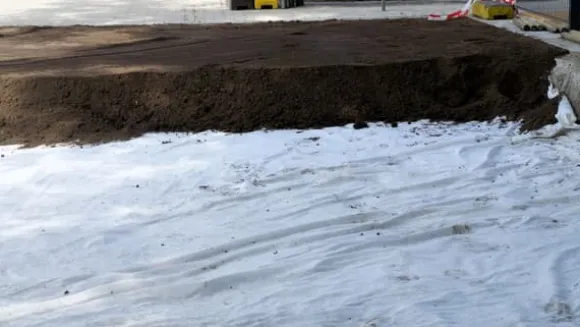 450 m² Havefleece Ukrudtsbekæmpelsesstof Drænfleece 150 g 2 m bred