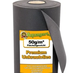 128 m² Havefleece Ukrudtsbekæmpelsesstof Mulchstof Fleece 50 g 1,6 m bred