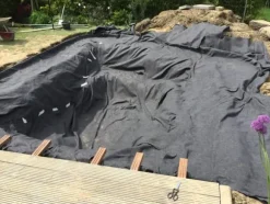 170 m² Pond liner underlag 500 g Pond Beskyttende fleece til Pond liner