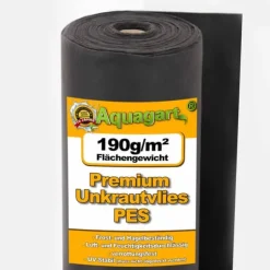 225 m² Ukrudtsbekæmpelsesstof Havefleece Mulchstof Ukrudtsbekæmpelsesmembran 190 g 1 m bred PES