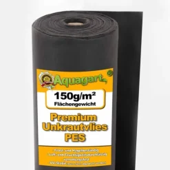 10 m² Ukrudtsbekæmpelsesstof Havefleece Mulchstof Ukrudtsbekæmpelsesmembran 150 g 1 m bred PES