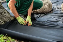 125 m x 1 m Ukrudtsbekæmpelsesstof UV stabilt med 2 overflader Havefleece Mulchstof PES/PP