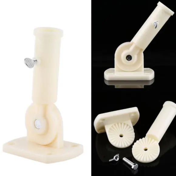 30 mm diameter justerbar plastik vægmontering flagstangholder flagstangsbeslag vindsokkel
