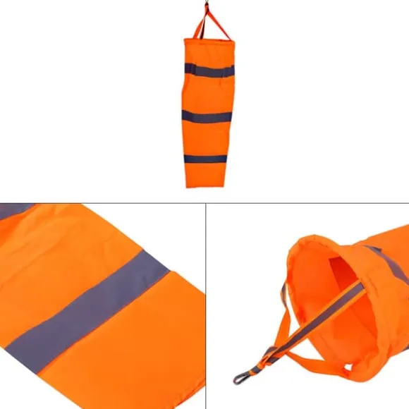 30" polyester vindpose udendørs vindmålerpose med reflekterende bælte