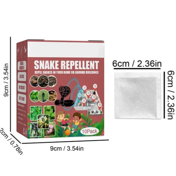 10 st Snake Away Repellent för utomhusgård gräsmatta trädgård camping fiskeäventyr