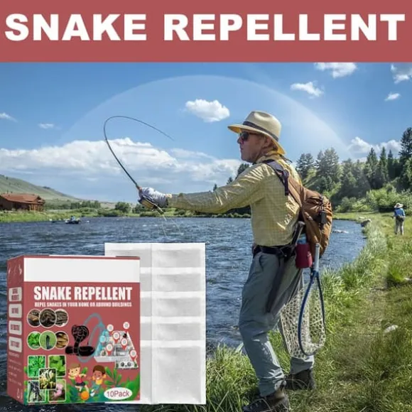 10 st Snake Away Repellent för utomhusgård gräsmatta trädgård camping fiskeäventyr