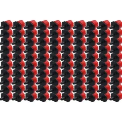 100 stk. 8 hullers drypvandingssender Justerbar drypvandingssprinkler til havedrivhus gårdhave rød