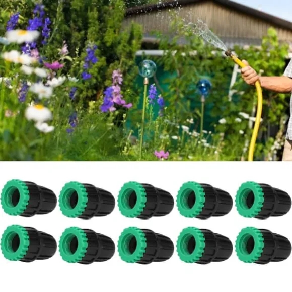 10 stk. haveslangeadapter G1/2" G3/4" vandhaneforbindelsesfittings til vandingstilbehør