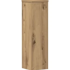 2 stk. plantestativer i konstrueret træ - Blomsterstativ | Størrelse: 17x17x60 cm | Farve: Egetræsfarvet
