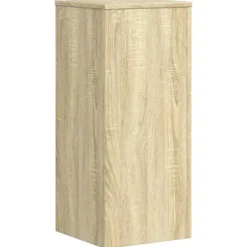 2 stk. plantestativer i konstrueret træ - Stabilt design | Størrelse: 30x30x70 cm | Farve: Sonoma-eg