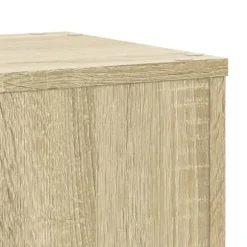2 stk. plantestativer i konstrueret træ - Stabilt design | Størrelse: 30x30x70 cm | Farve: Sonoma-eg