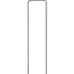 25 stk. U-facon jordpløkker - Galvaniseret stål | Størrelse: 15x3,5 cm