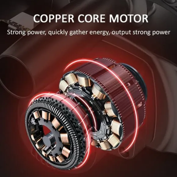 6 tommer akku motorsav motor motorsav motorsav Mini elektrisk enhåndssav med 1 batteri