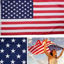 3 x 5 fod 90x150 cm amerikansk flag USA