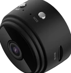 A9 WiFi Minikamera HD 1080p Trådløs Videooptager Lydoptager Sikkerhedsovervågningskamera Smart Home til Baby og Kæledyr (Farve: Sort)