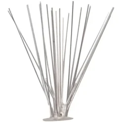 Afskrækningsprodukter - Living fuglepigge i 5 rækker sæt med 40 stk. 20 m rustfrit stål