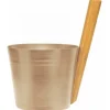 Afslappet Saunaspand, 5l, aluminium, champagne