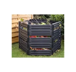 AIR-KING komposter 1100 L, sort