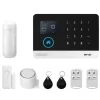 Alarm Sikkerhedssystem, Smart Home Integration, Fjernovervågning,EU Stik, 4G WiFi Kit A