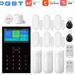 Alarm Sikkerhedssystem, Trådløs Kompatibilitet, Multi-Sprog Support,4G-D, EU stik