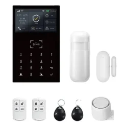 Alarm System Kit, Trådløs forbindelse, Smart Home Integration, 4G WiFi Kit A, EU stik