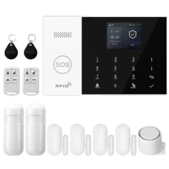 Alarm System, Smart Home Integration, App Kontrol,4G WiFi Kit C, EU Stik
