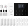 Alarm System, Smart Home Integration, App Kontrol,EU Stik, 4G WiFi Kit F