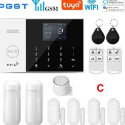 Alarm System, Trådløs Forbindelse, Smart Home Kompatibilitet,C-2G-EU