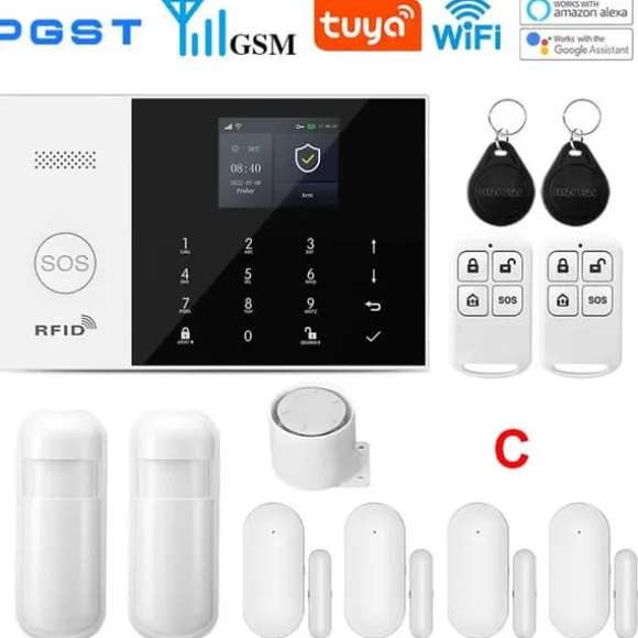 Alarm System, Trådløs Forbindelse, Smart Home Kompatibilitet,C-2G-EU