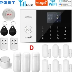 Alarm System, Trådløs Forbindelse, Smart Home Kompatibilitet,D-2G-EU