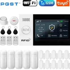 Alarm System, Trådløs Forbindelse, App Kontrol,2G-F, EU stik