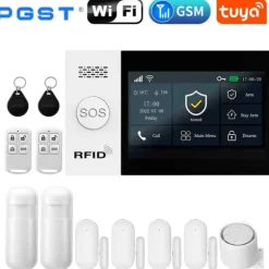 Alarm System, Trådløs Forbindelse, App Kontrol,2G-C, EU stik
