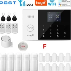 Alarm System, Trådløs Forbindelse, Smart Home Kompatibilitet,F-2G-EU