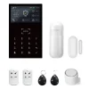 Alarm System, Trådløs Forbindelse, Smart Home Kompatibilitet,EU Stik, 2G GSM Kit A