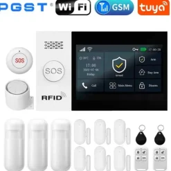 Alarm System, Trådløs Forbindelse, App Kontrol,2G-D, EU stik