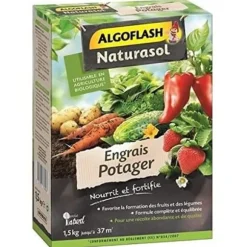 ALGOFLASH NATURASOL Gödselmedel för grönsaker och trädgårdar - 1,5 kg