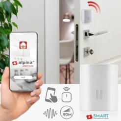 Alpina Zigbee smart vibrationssensor 3,4 x 4,1 cm