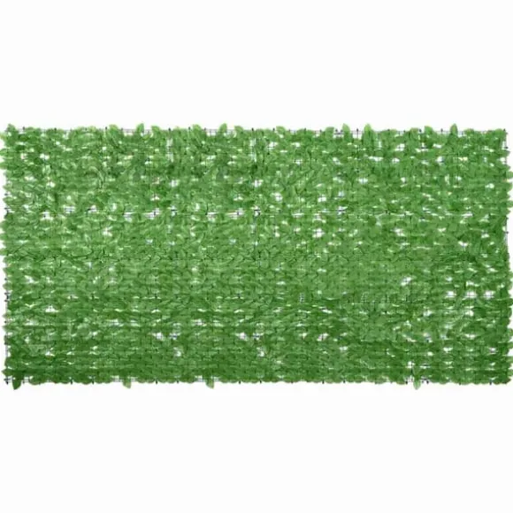 Altanafskærmning med grønne blade - Privatlivsskærm | Størrelse: 300x150 cm