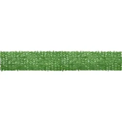 Altanafskærmning med grønne blade - Privatlivsskærm | Størrelse: 500x75 cm