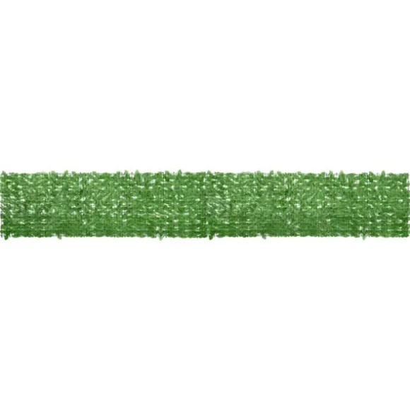 Altanafskærmning med grønne blade - Privatlivsskærm | Størrelse: 500x75 cm