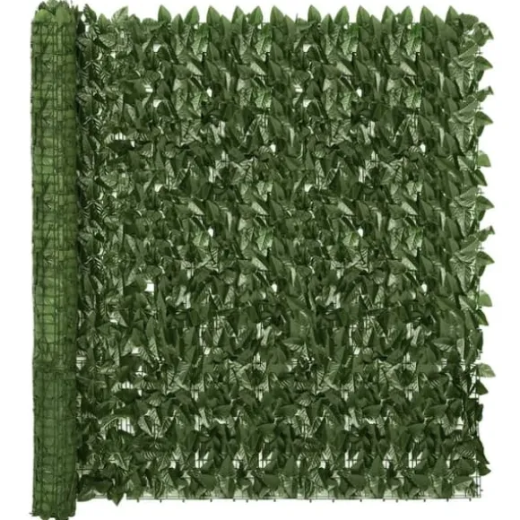 Altanafskærmning 600x150 cm mørkegrønne blade - Altanafskærmning - Altanafskærmninger - Home & Living